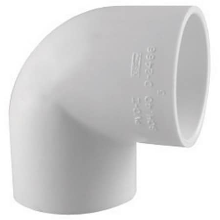 Bissell PVC 02300 0800 0.75 in. Slip x Slip PVC Pipe 90 Degree Elbow5, 25PK HO156777